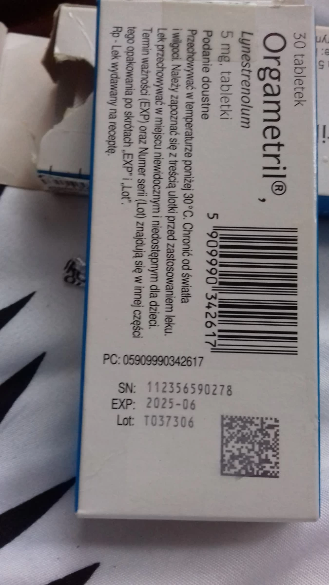 Orgametril 5 mg