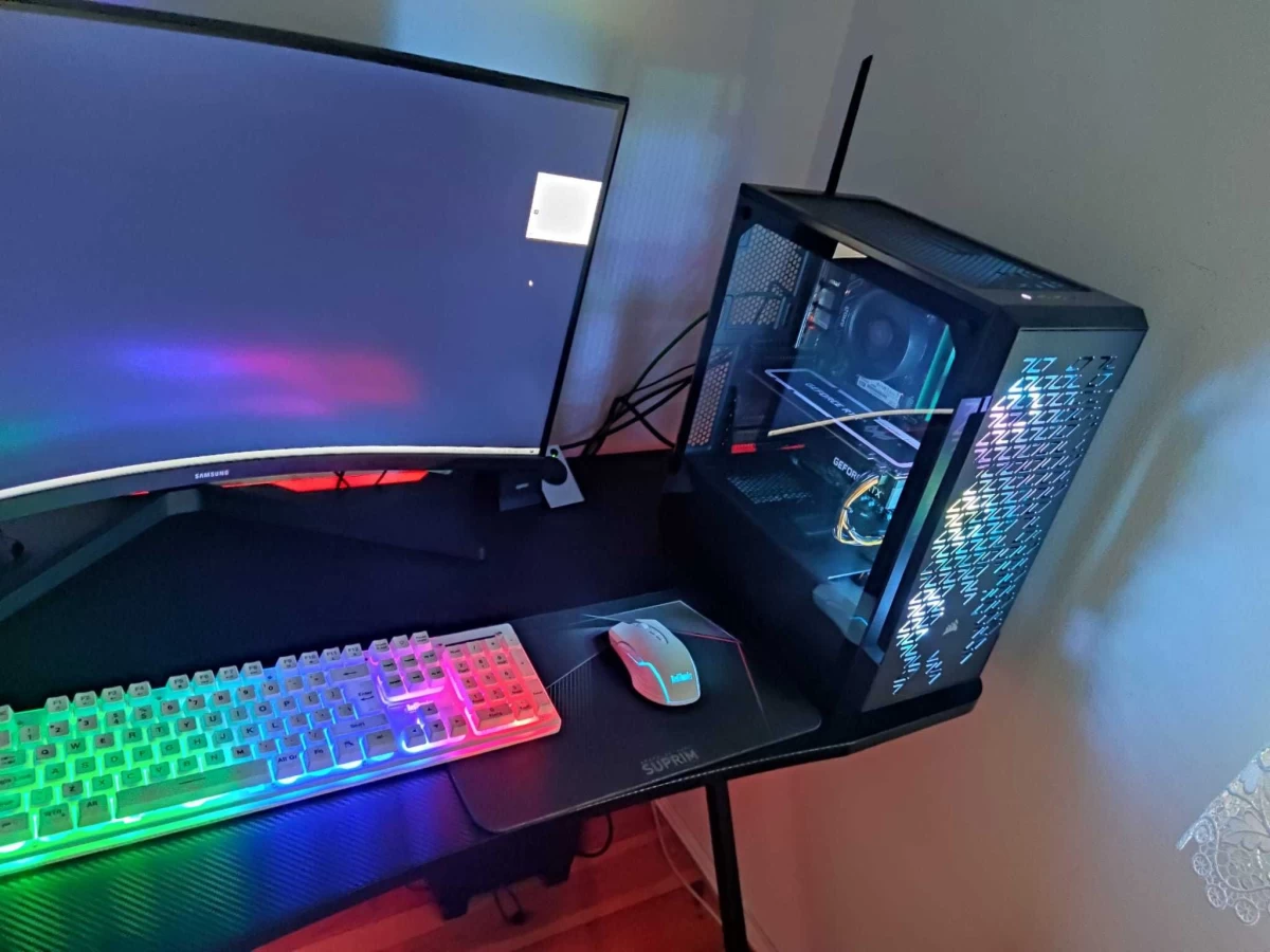 Komputer gamingowy do gier Ryzen 5 GeForce RTX 3060Ti 16 GB RamSSD