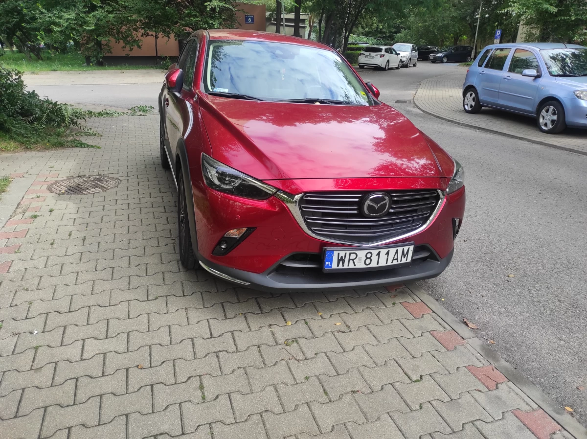 Mazda CX-3 2.0 moc 120 KM z 2017 roku