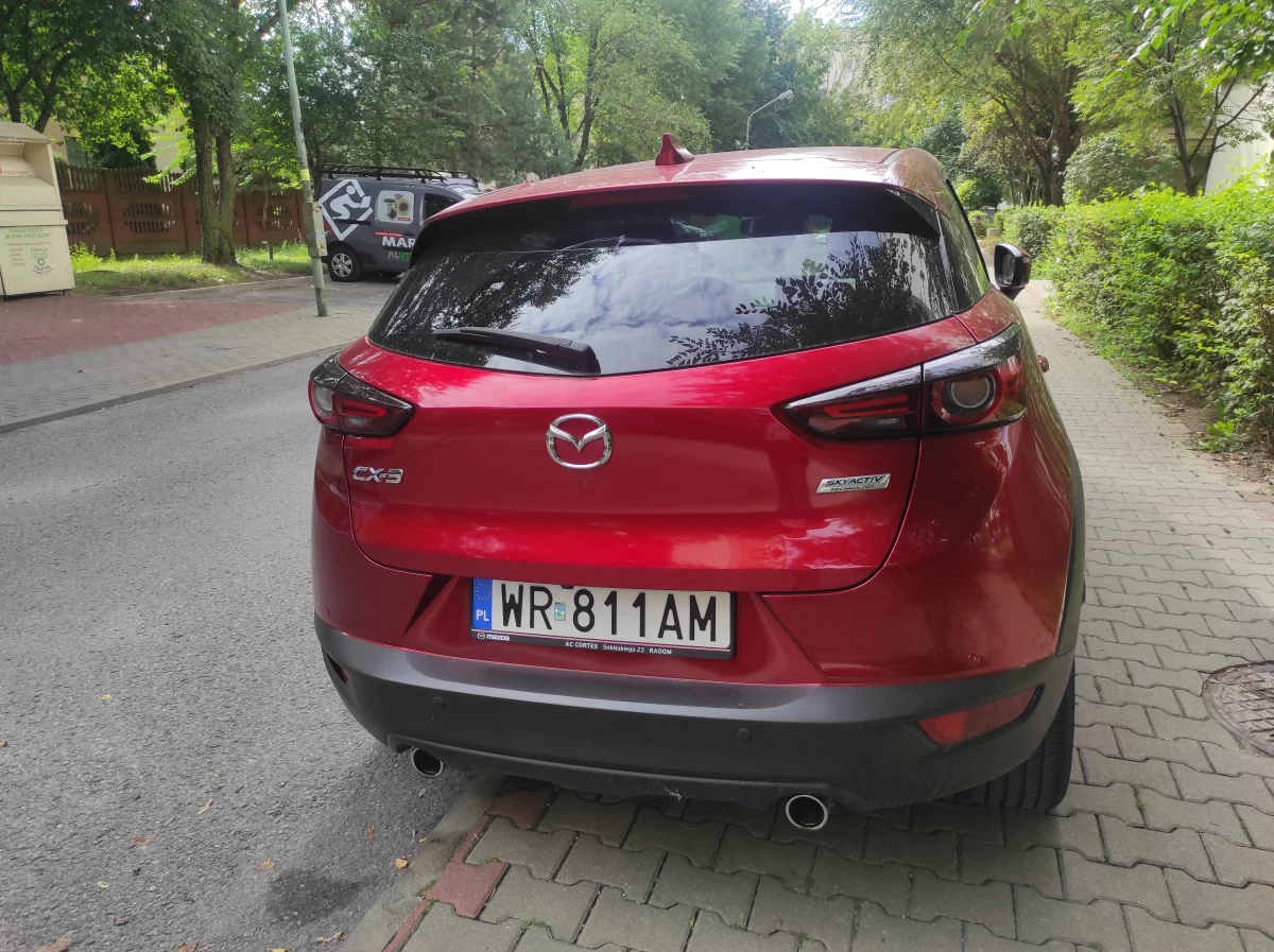 Mazda CX-3 2.0 moc 120 KM z 2017 roku