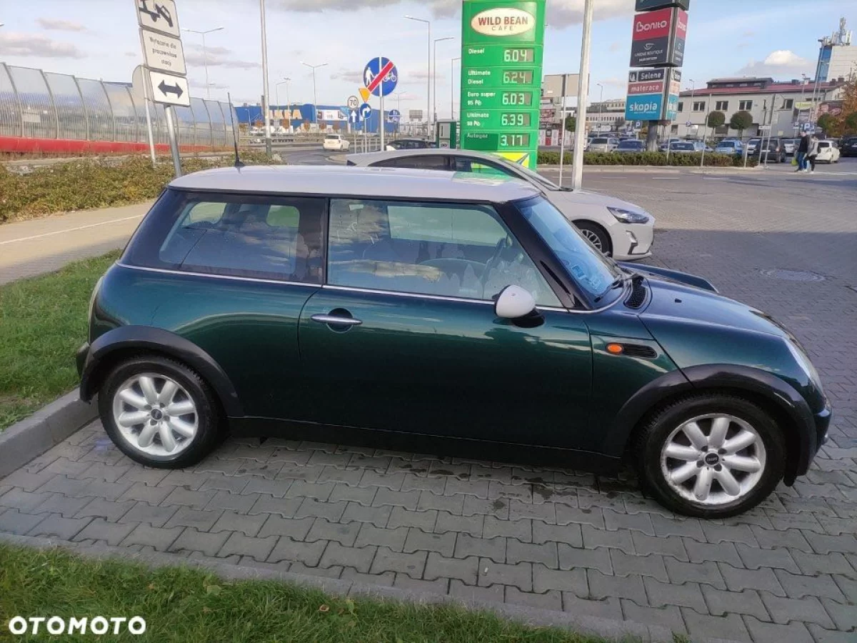 MINI Cooper Mini Cooper 2003r zielony butelkowy benzyna 113tys 115KM Klima