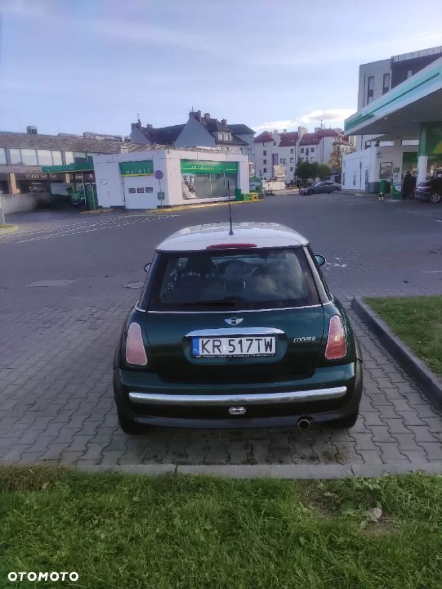MINI Cooper Mini Cooper 2003r zielony butelkowy benzyna 113tys 115KM Klima