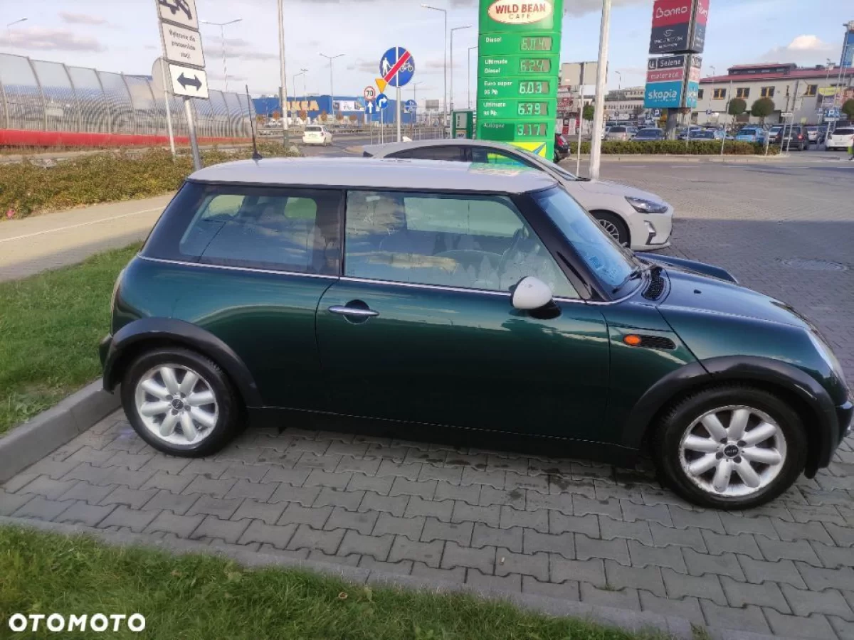 MINI Cooper Mini Cooper 2003r zielony butelkowy benzyna 113tys 115KM Klima