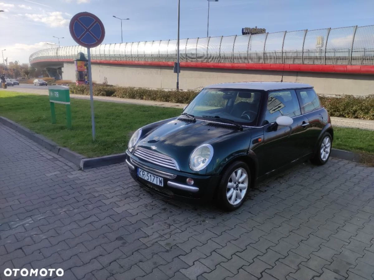 MINI Cooper Mini Cooper 2003r zielony butelkowy benzyna 113tys 115KM Klima