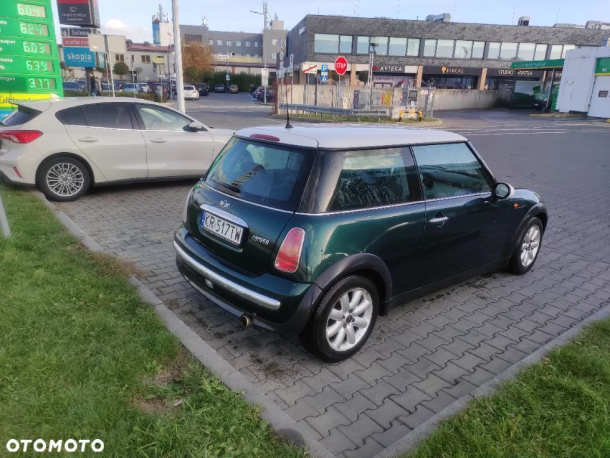 MINI Cooper Mini Cooper 2003r zielony butelkowy benzyna 113tys 115KM Klima