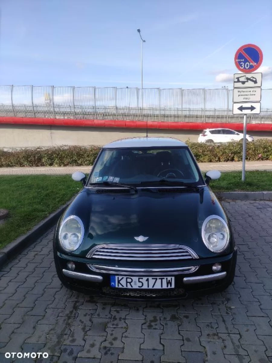 MINI Cooper Mini Cooper 2003r zielony butelkowy benzyna 113tys 115KM Klima