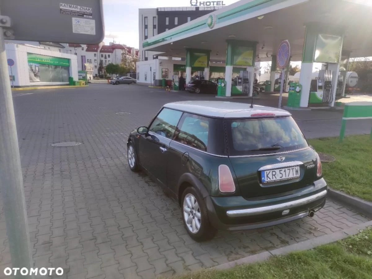 MINI Cooper Mini Cooper 2003r zielony butelkowy benzyna 113tys 115KM Klima
