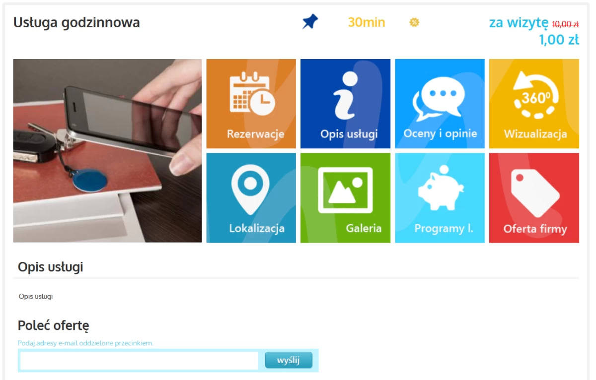 Sprzedam system rezerwacji wizyt z aplikacją mobilną
