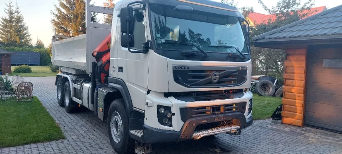 Sprzedam Ciągnik siodłowy Volvo FMX 410 6x4 Wywrotka hds Palfinger PK18002EH