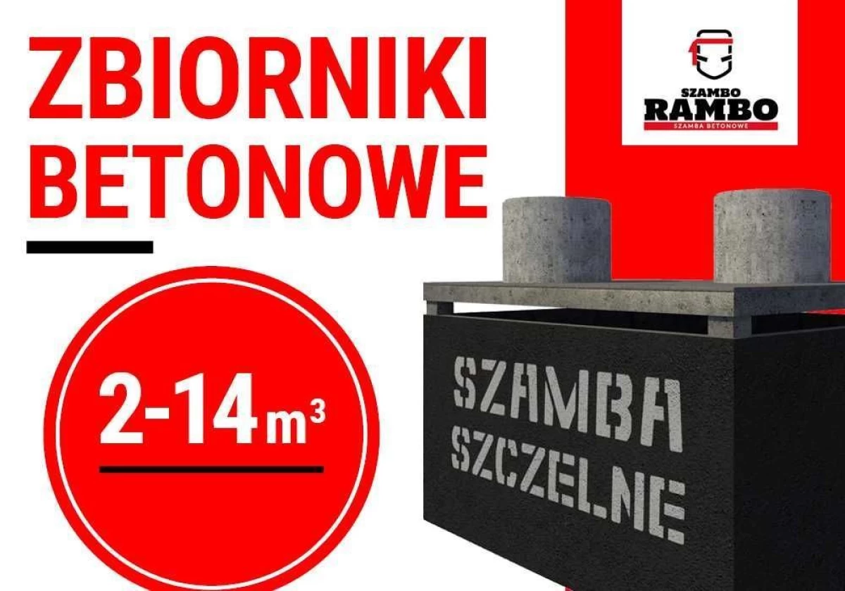Zbiornik Betonowy Na Wodę Szambo Szamba Betonowe Piwnica Kanał Wykop