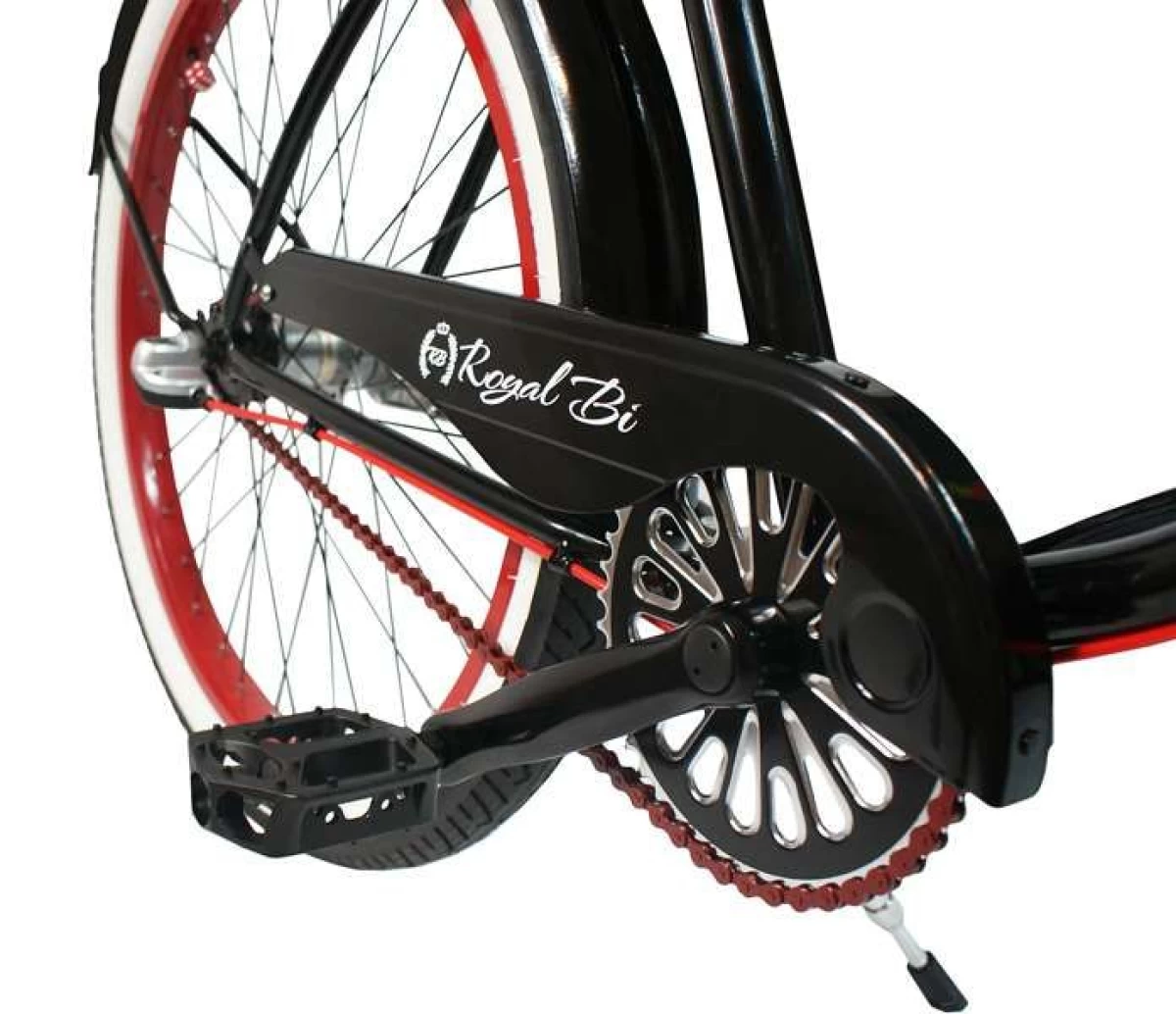 Rower miejski Beach CRUISER Dracula męski RoyalBi 3 biegowy