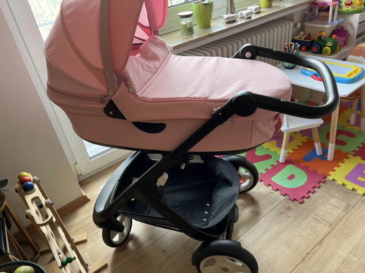 Wózek Stokke trailz 2w1 różowy