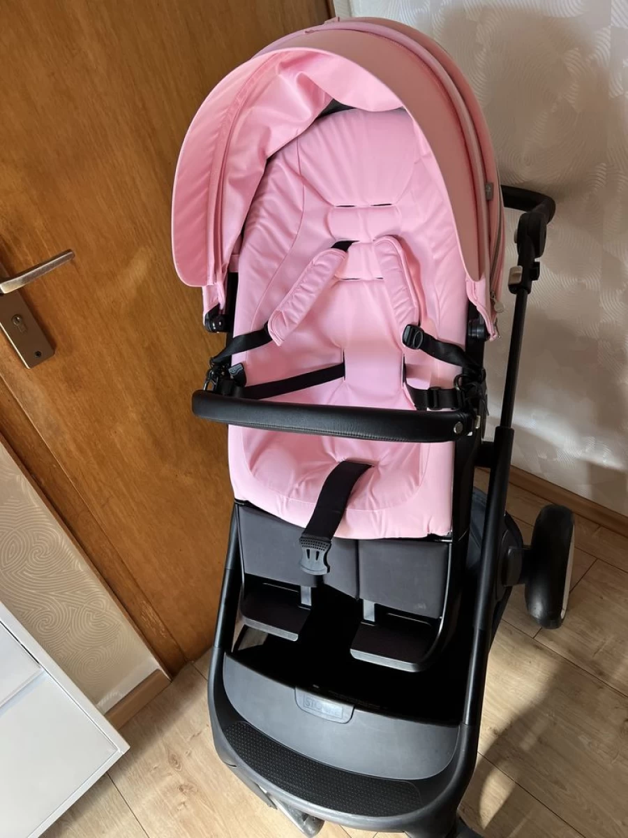 Wózek Stokke trailz 2w1 różowy