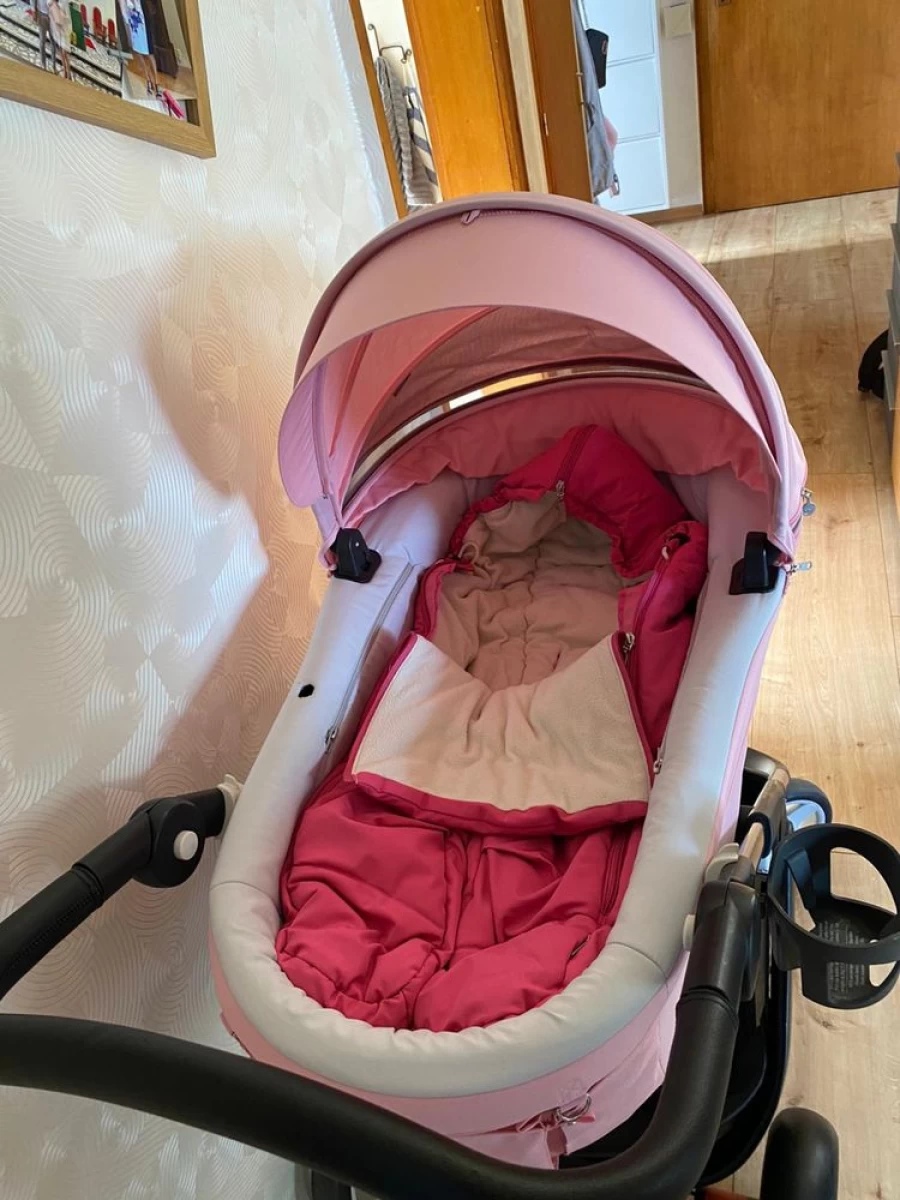 Wózek Stokke trailz 2w1 różowy