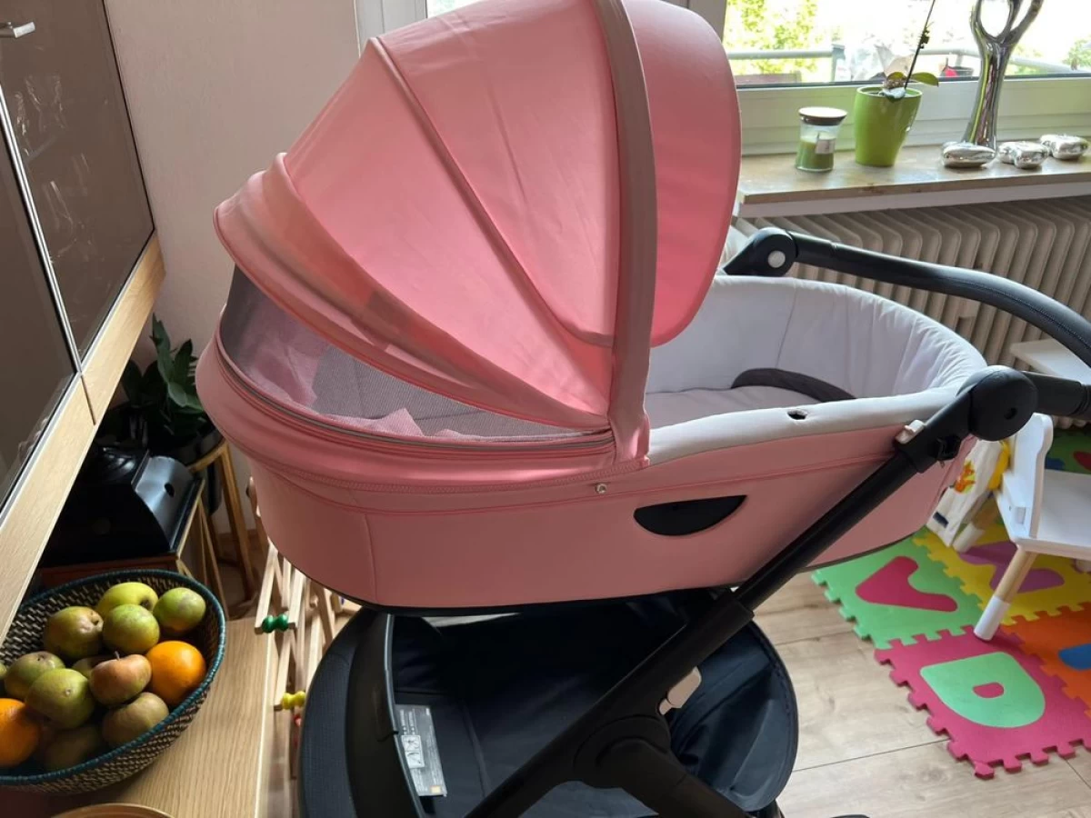 Wózek Stokke trailz 2w1 różowy