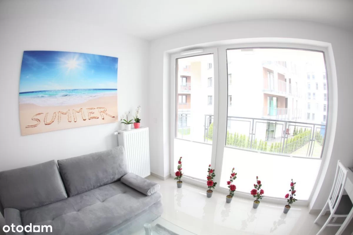 35 m2- Śliczne mieszkanie - DUŻY balkon -2 POKOJE
