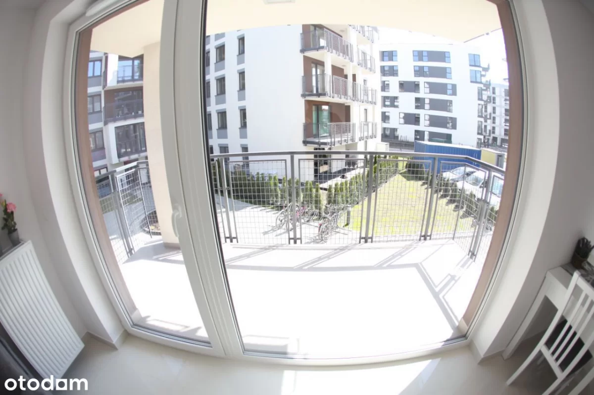 35 m2- Śliczne mieszkanie - DUŻY balkon -2 POKOJE
