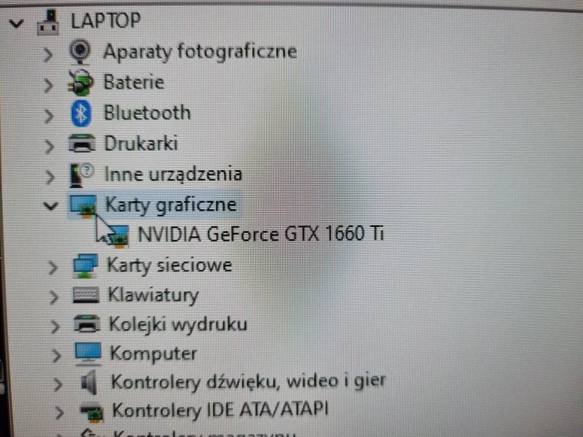Laptop Gamingowy lenovo 1660TI 6gb