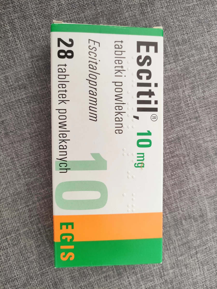 Escitil 10 mg, 27 tabletek