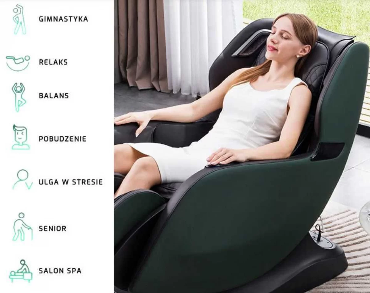Fitness odchudzanie PW430 fotel masujący relaks gimnastyka fit masaż