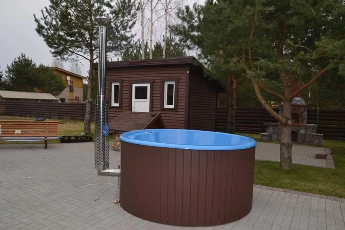Gorąca beczka balia ogrodowa balia skandynawska jacuzzi hot tub