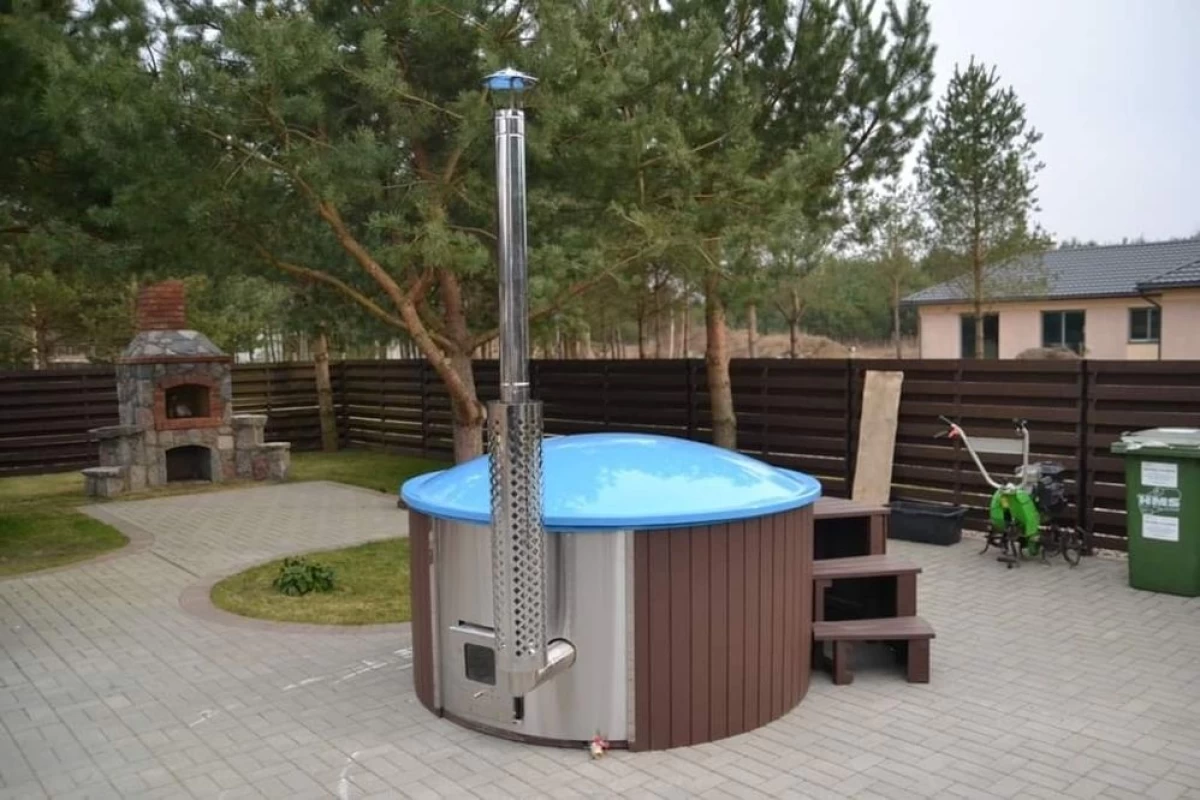 Gorąca beczka balia ogrodowa balia skandynawska jacuzzi hot tub