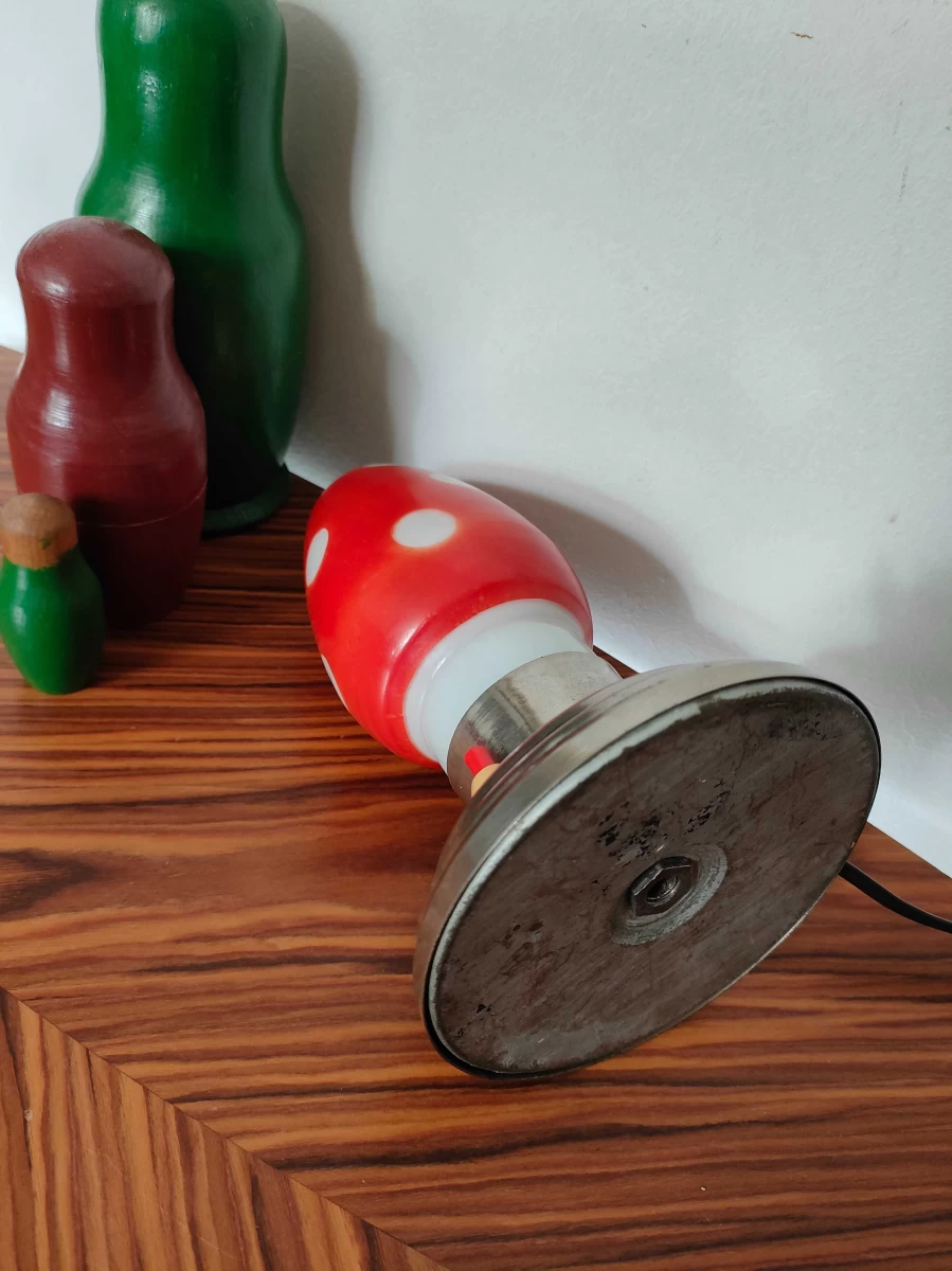 Lampa, lampka Grzybek, art deco, lata 30, PRL, vintage