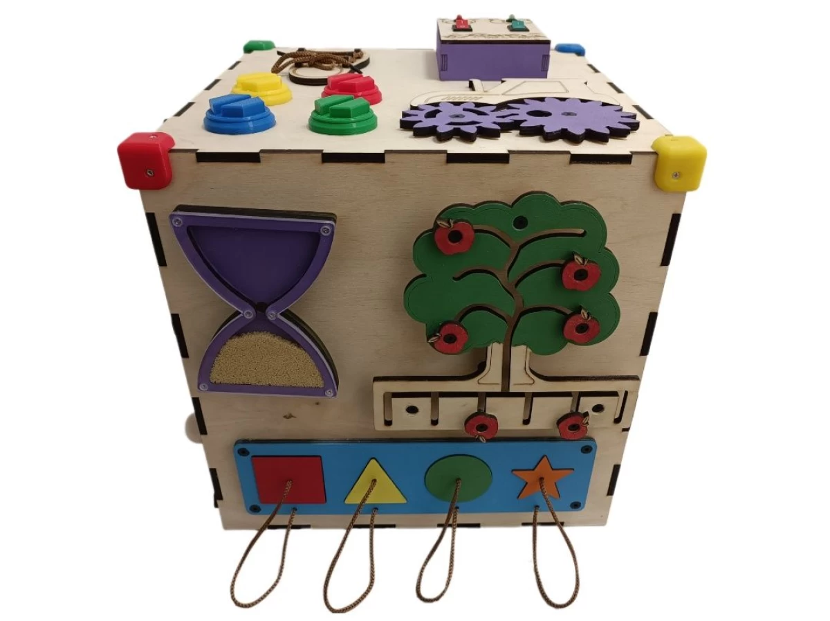 Kostka manipulacyjna sensoryczna Montessori Tablica Personalizowana