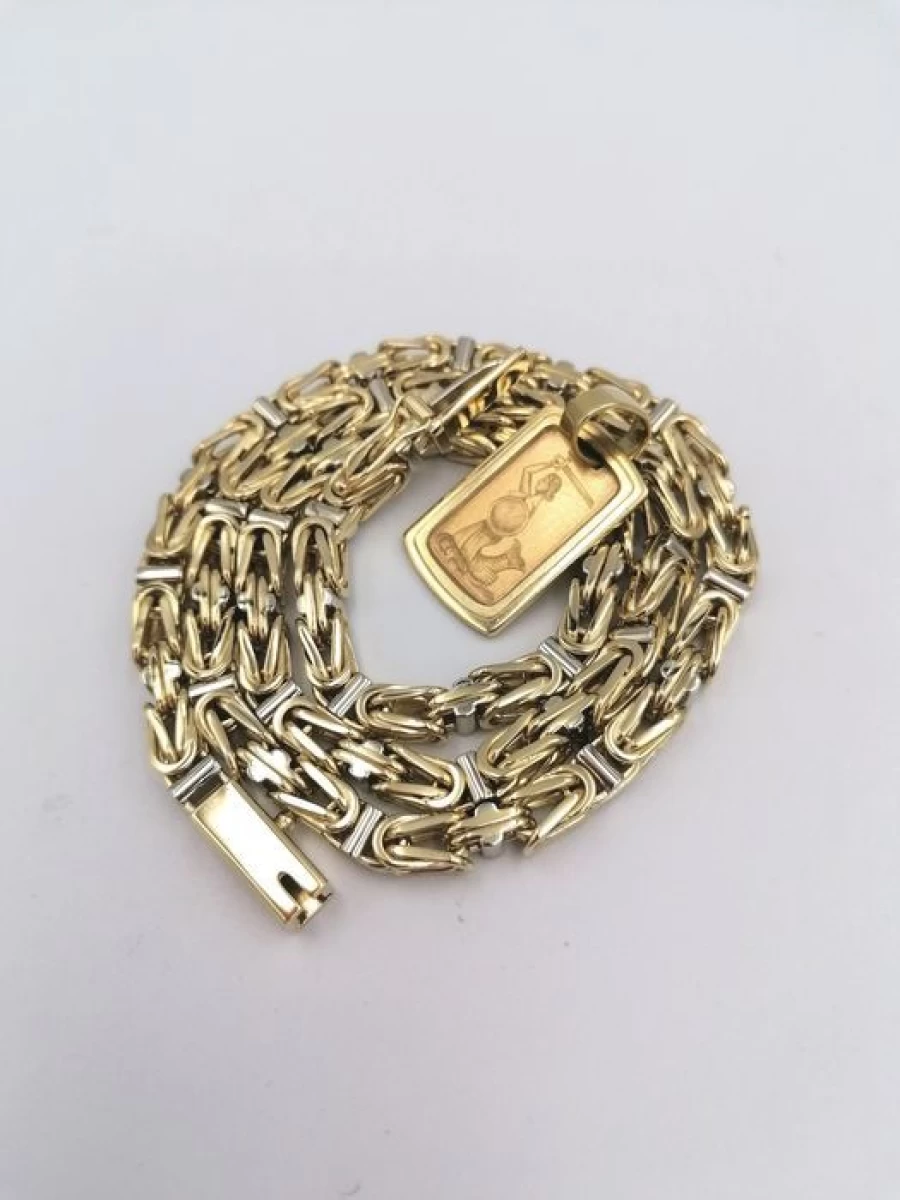 Złoty Łańcuszek Królewski 120g Nataliebizu