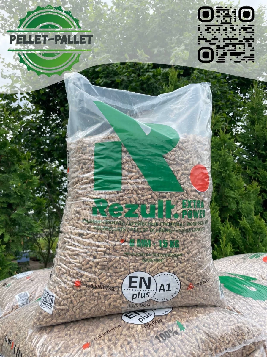 Pellet Jasny REZULT Drzewny Pelety Pelet Sosnowy A1/EN+