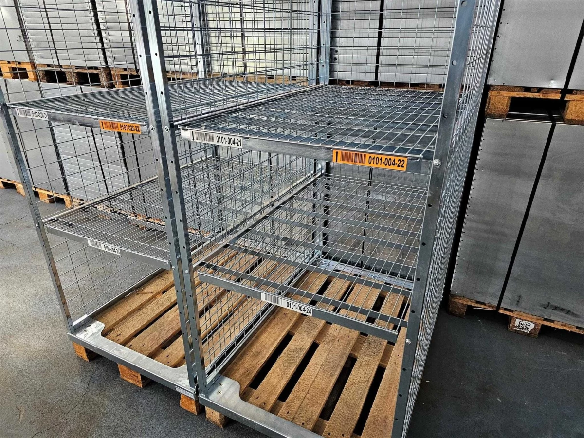 Kosz Siatkowy Nadstawka Gitterbox Regał Magazyn Transport Paleta Euro