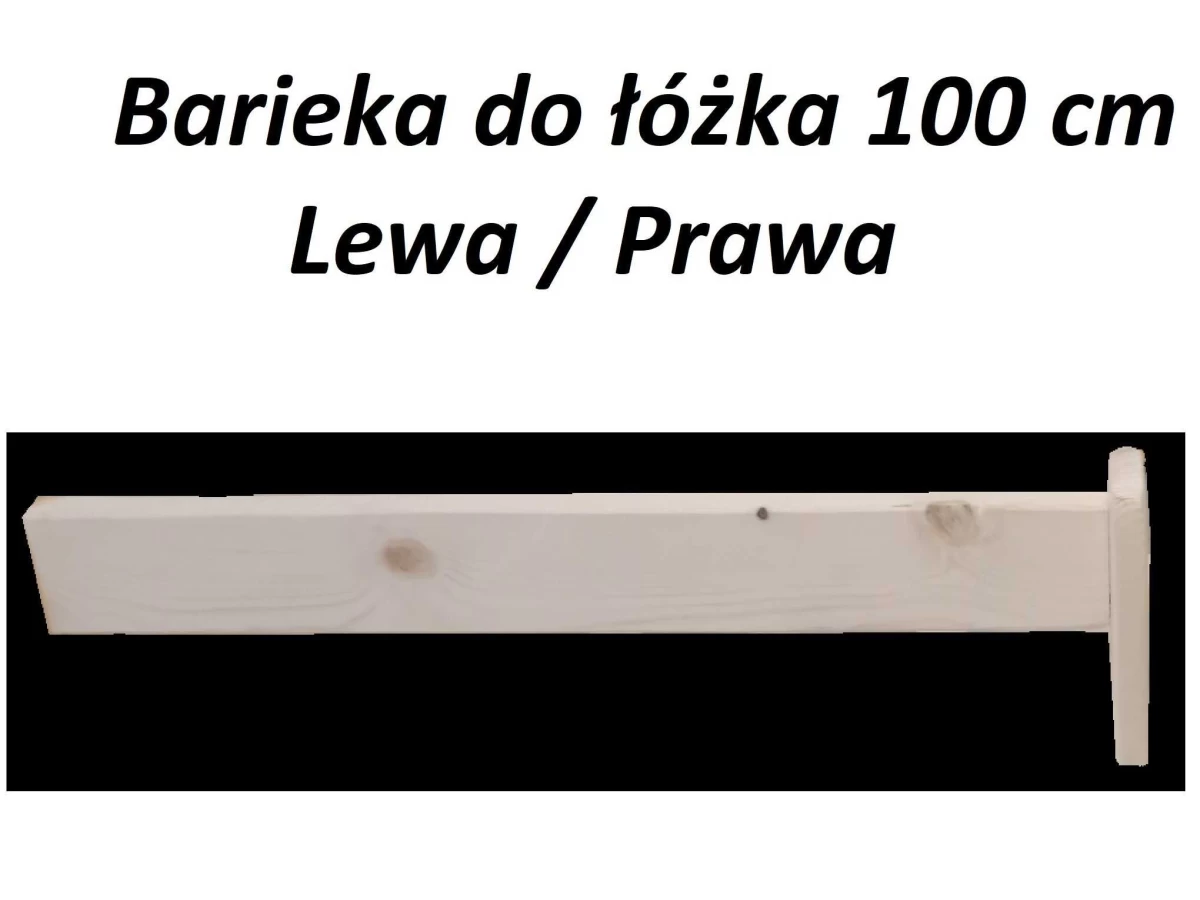 Łóżko dziecięce młodzieżowe drewniane naturalne GRUBE 3CM Producent
