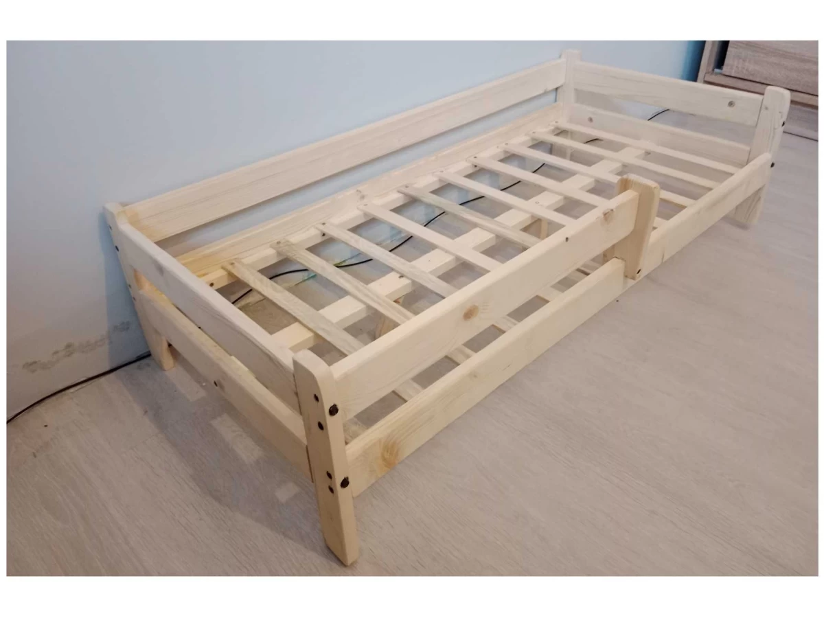 Łóżko dziecięce młodzieżowe drewniane naturalne GRUBE 3CM Producent