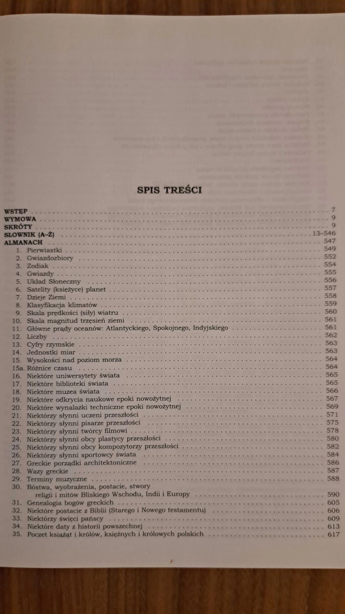 Słownik wyrazów obcych i zwrotów obcojęzycznych z almanachem