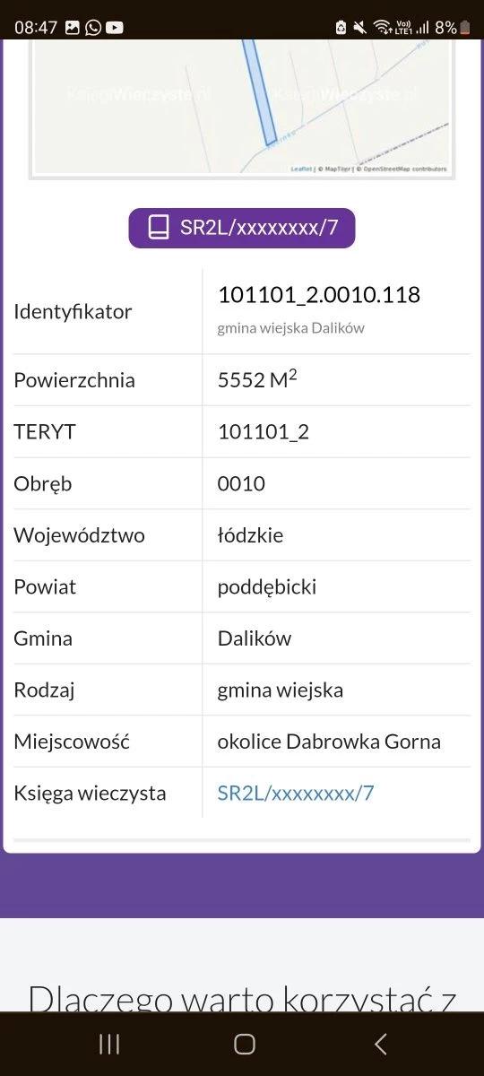 Działka rolno budowlana Poddębice