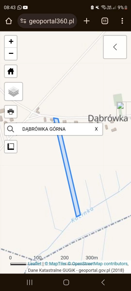 Działka rolno budowlana Poddębice