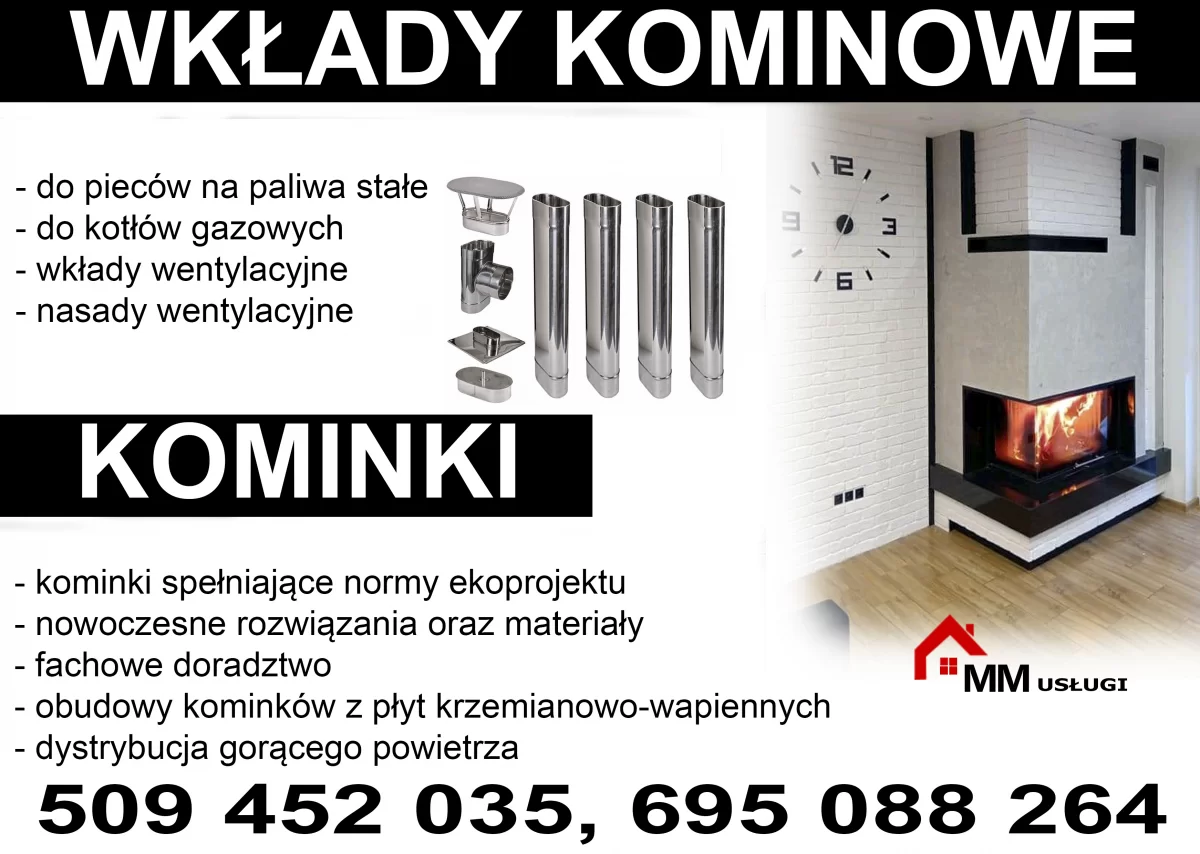 Wkłady kominowe , nasady went., kominki, zabudowy kominkowe