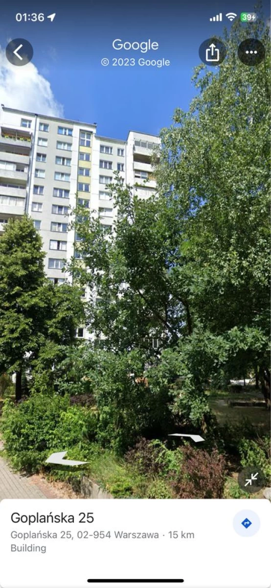 Sprzedam Mieszkanie Warszawa Wilanów Goplańska Do remontu