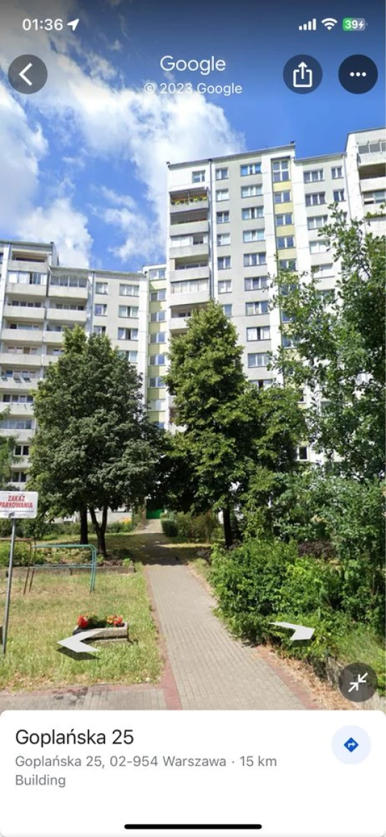 Sprzedam Mieszkanie Warszawa Wilanów Goplańska Do remontu