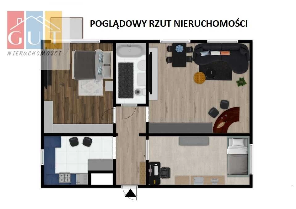 Sprzedam Mieszkanie 3 pokojowe, I piętro, balkon Olsztyn