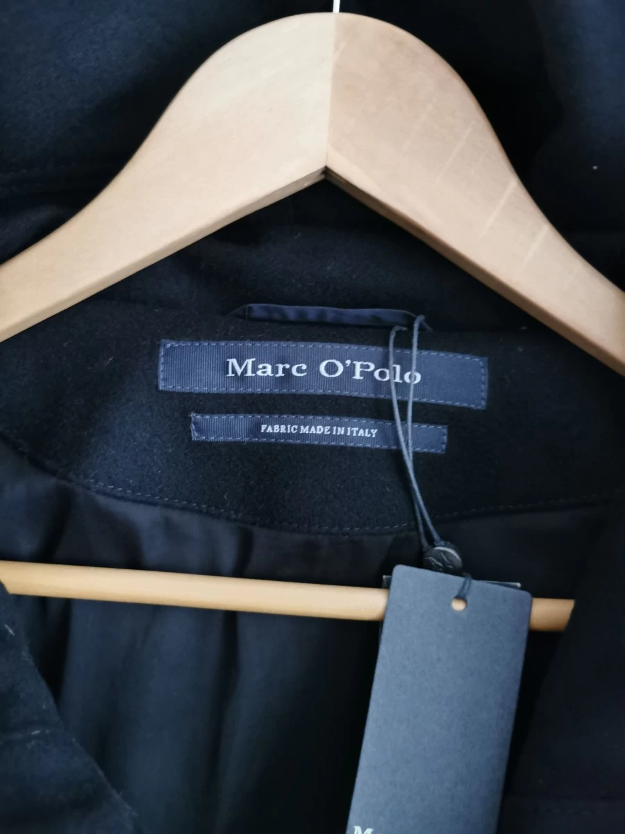 Marc O'Polo płaszcz wełniany damski czarny L/XL
