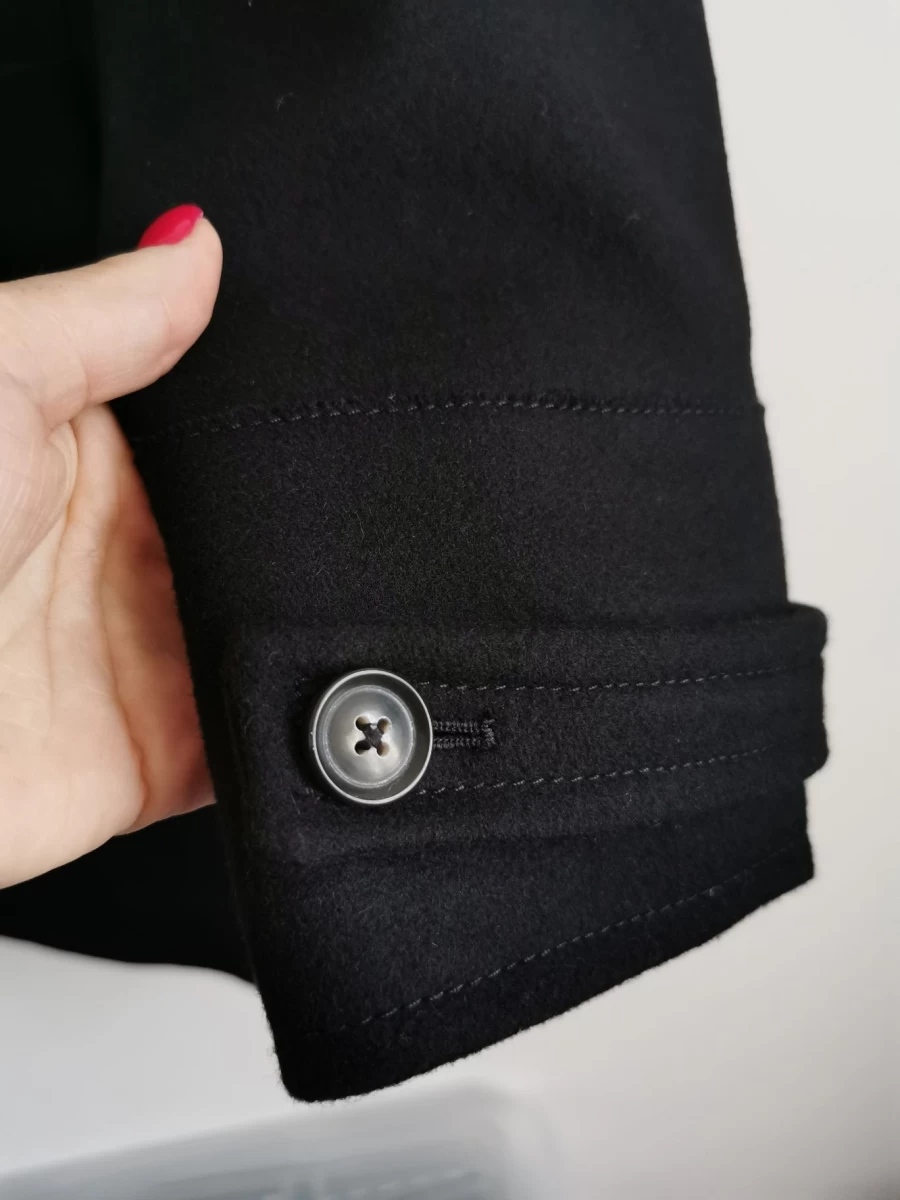 Marc O'Polo płaszcz wełniany damski czarny L/XL