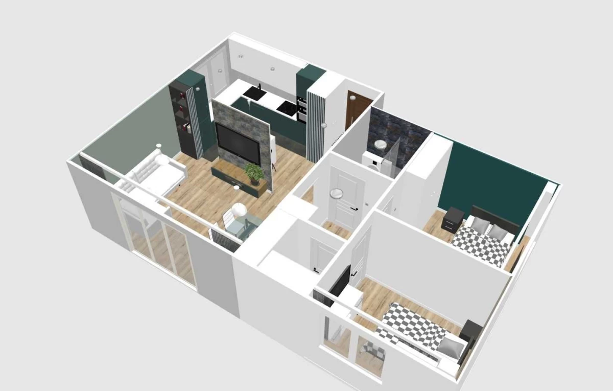 Sprzedam 3 pokoje + garderoba, loggia, Widzew, po remoncie, blisko centrum