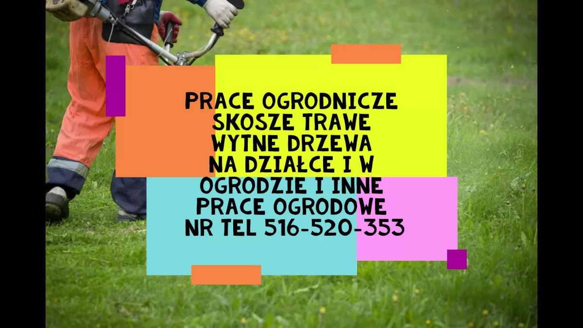 prace porządkowe w ogrodzie