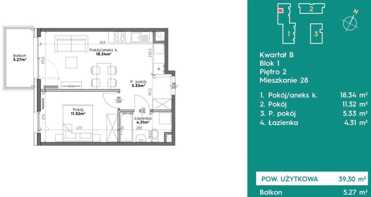 Sprzedam DWA POKOJE Kraków 40m2, II piętro, zachodnie, tramwaj