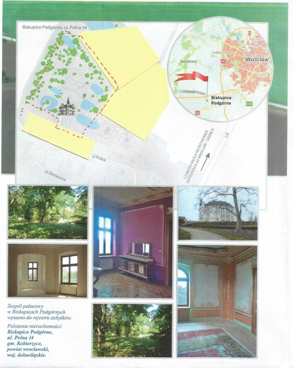 Zespół pałacowo-parkowy Biskupice Podgórne