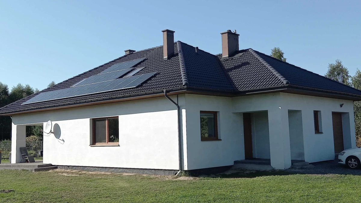 Sprzedam Dom parterowy z duża działką 1514 m2 - Fotowoltaika
