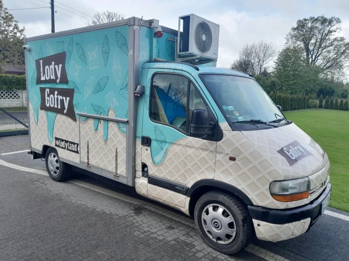 Foodtruck Lodziarnia lody gofry gotowy biznes