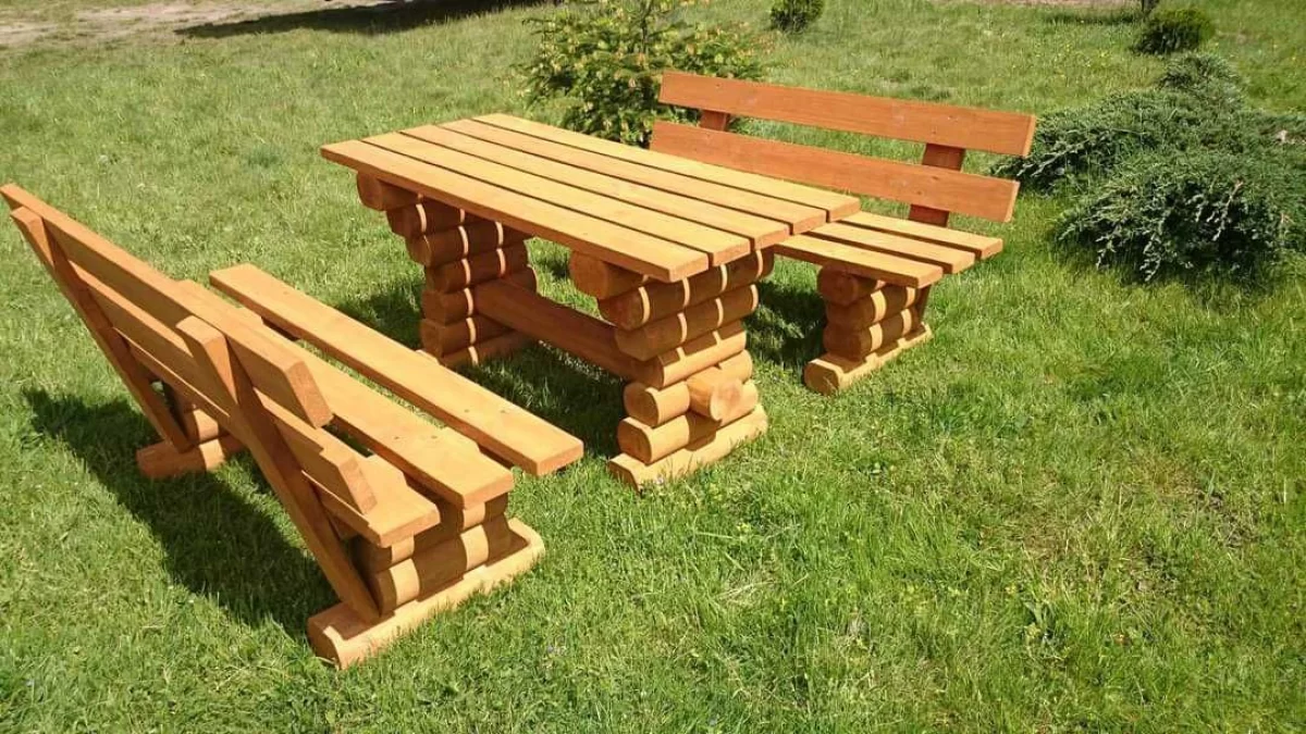 Meble ogrodowe Elbląg Biesiadne. Masywne. Transport gratis!!!