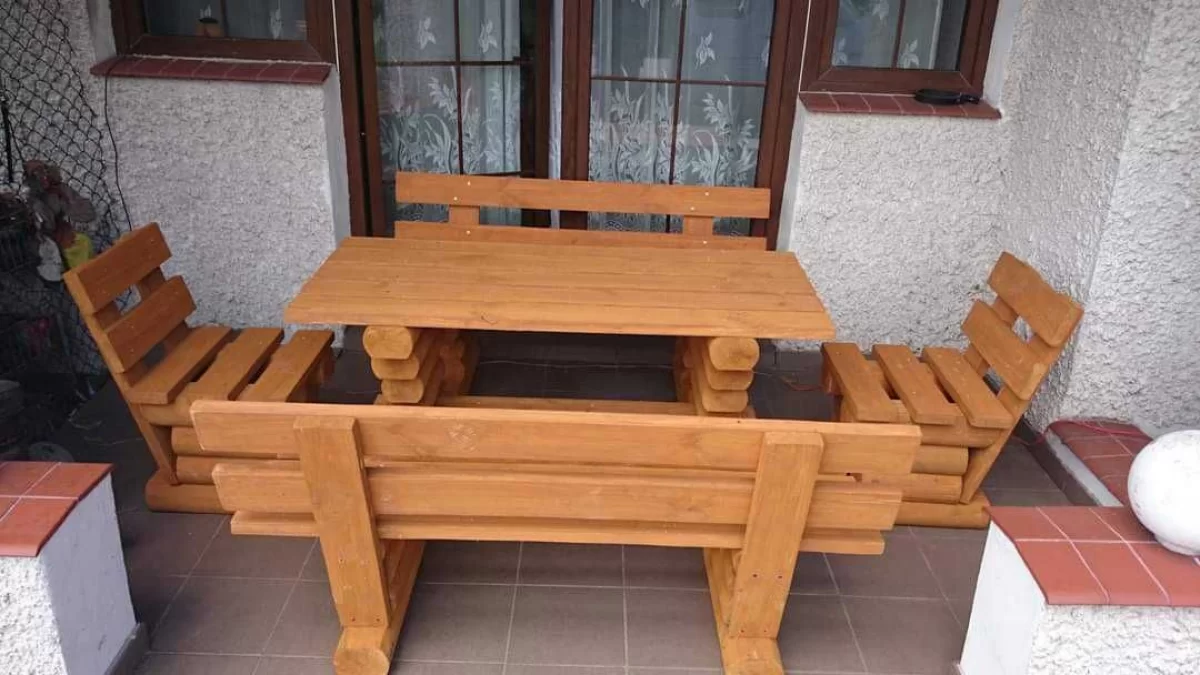 Meble ogrodowe Elbląg Biesiadne. Masywne. Transport gratis!!!